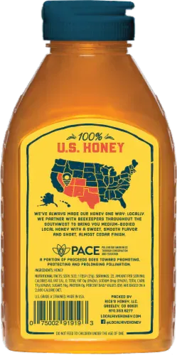 Local Hive Honey Label Southwest