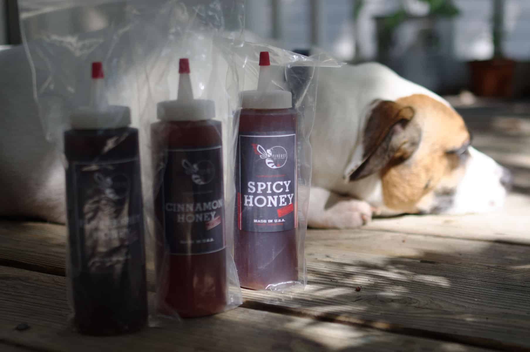 Firebee Honey with Dog TheHoneyReview