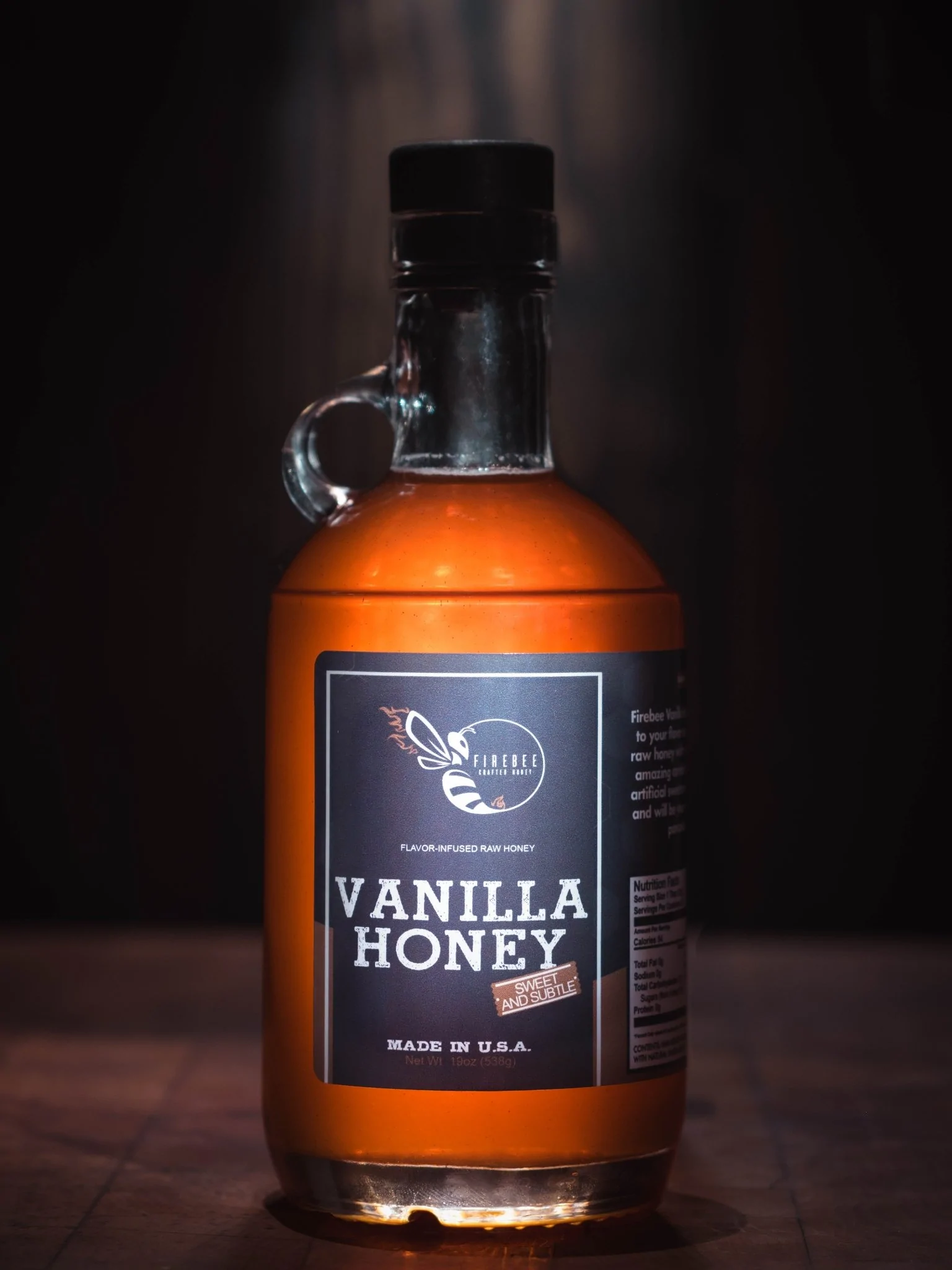 Firebee Vanilla Honey Glass Bottle