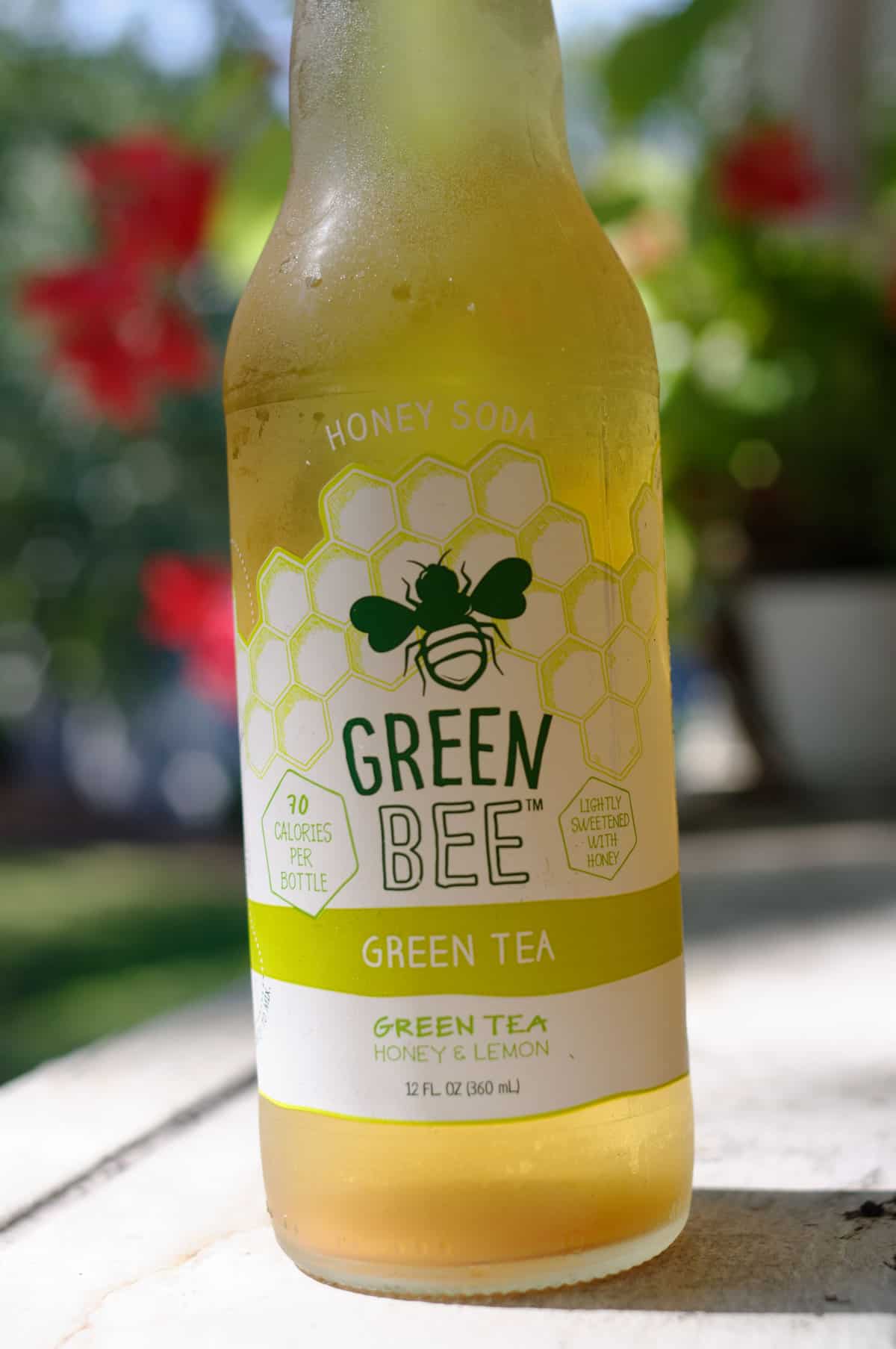 green bee green tea honey soda
