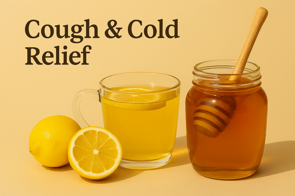 raw honey as a could and cough relief thehoneyreview.com