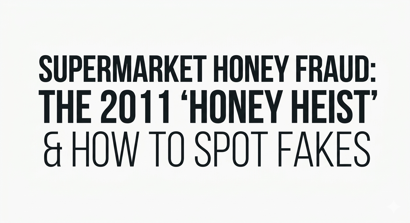 Supermarket Honey Fraud: The 2011 “Honey Heist” & How to Spot Fakes